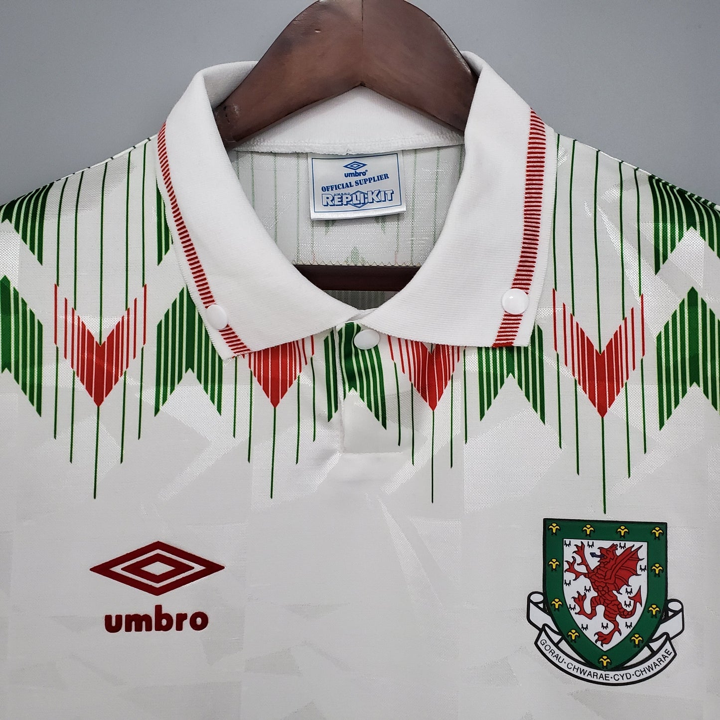 CAMISETA PAÍS DE GALES I 90/92 HOMBRE (RETRO)