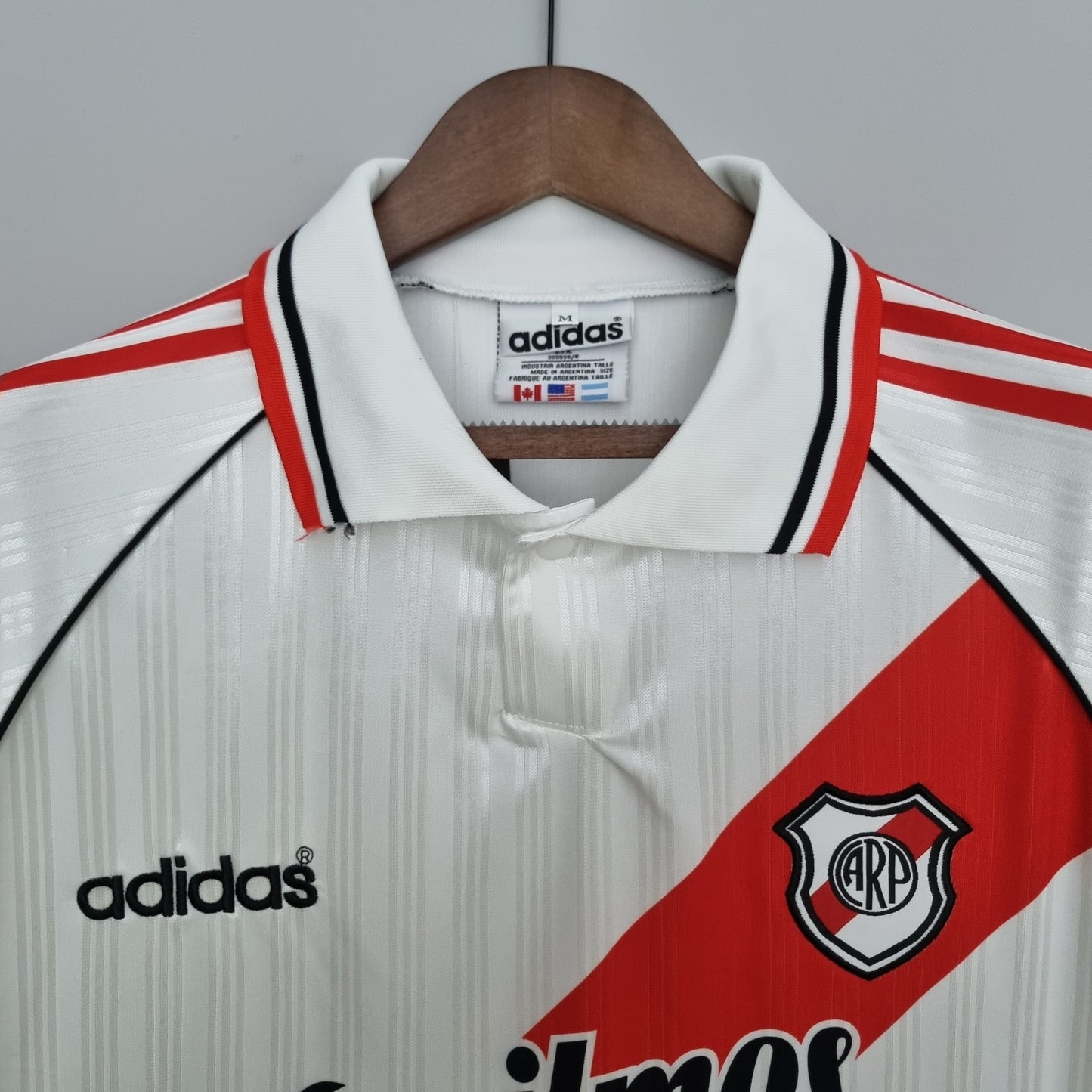 CAMISETA RIVER PLATE I 95/96 HOMBRE (RETRO)