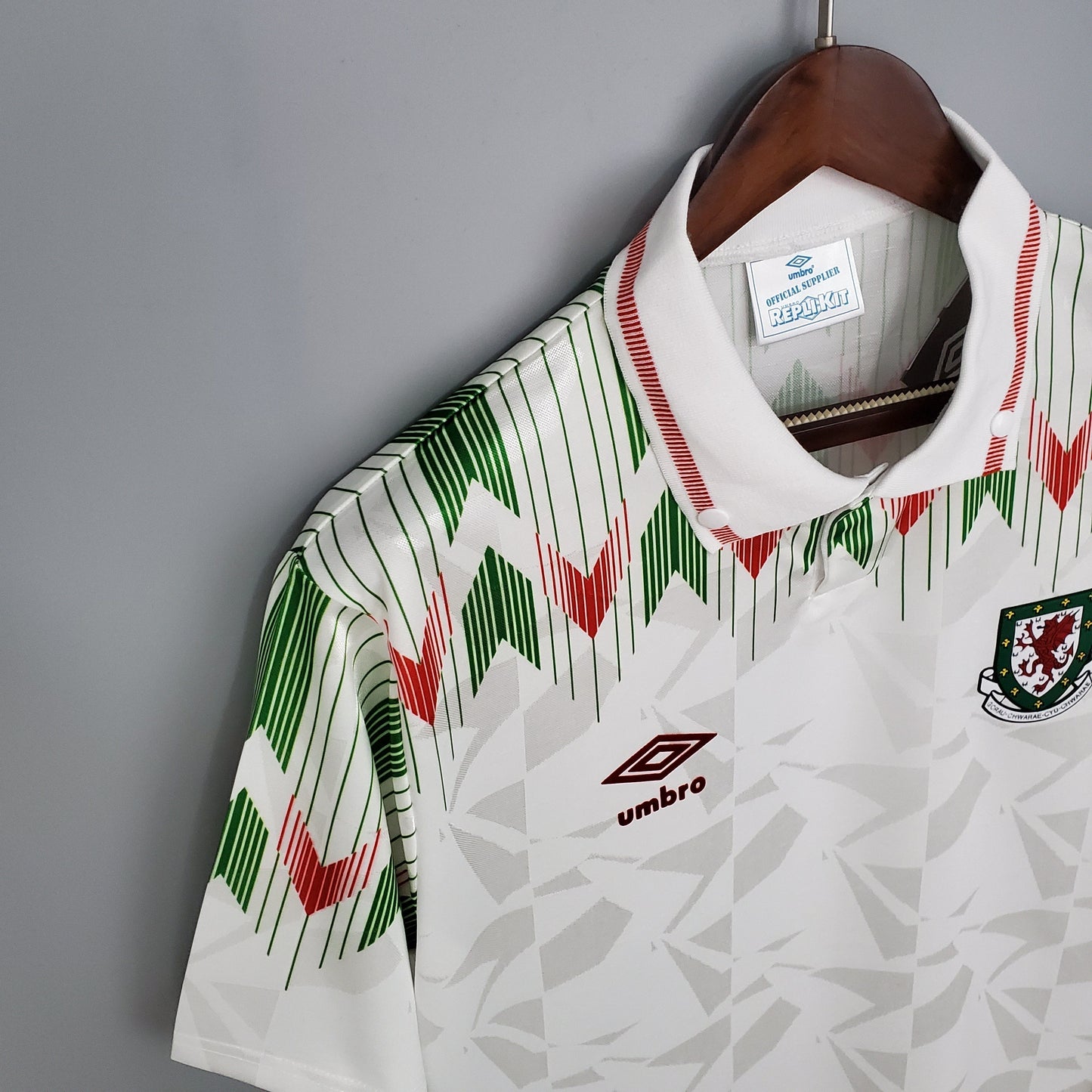 CAMISETA PAÍS DE GALES I 90/92 HOMBRE (RETRO)