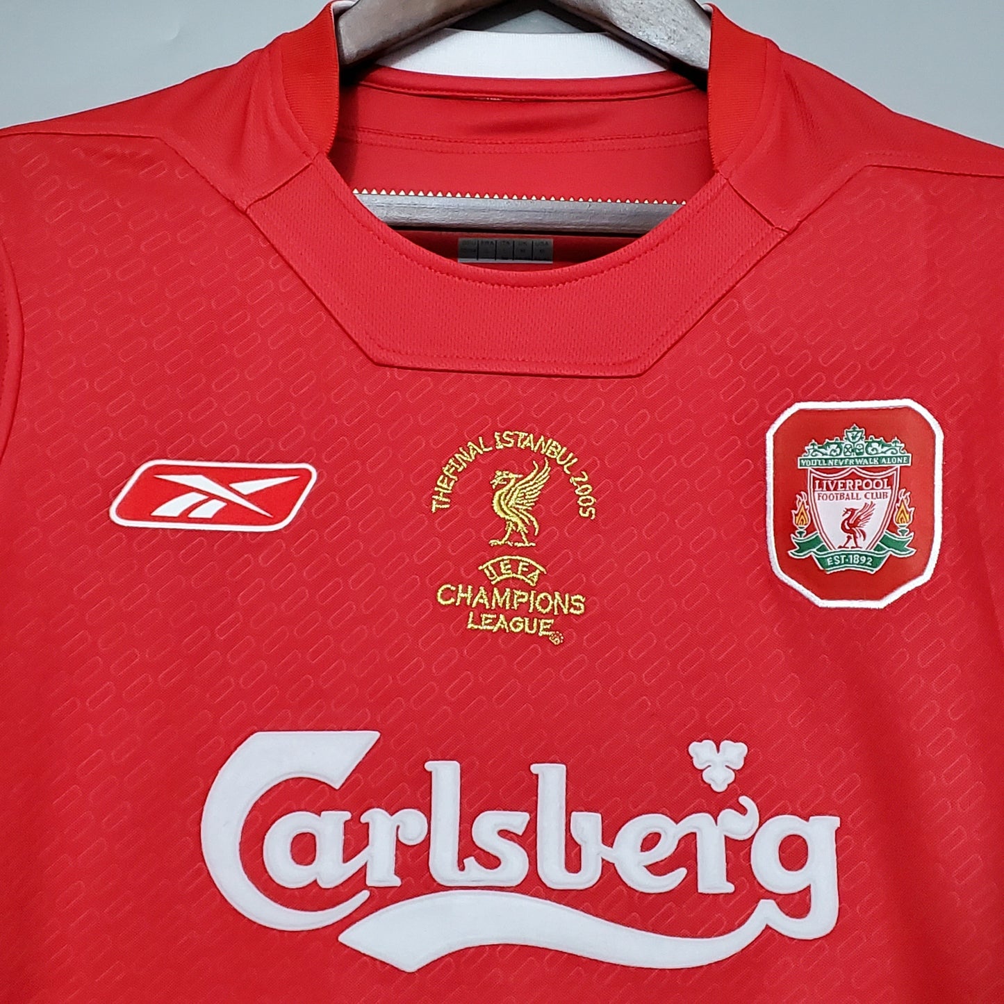 CAMISETA LIVERPOOL I 2005 LIGA DE CAMPEONES HOMBRE (RETRO)