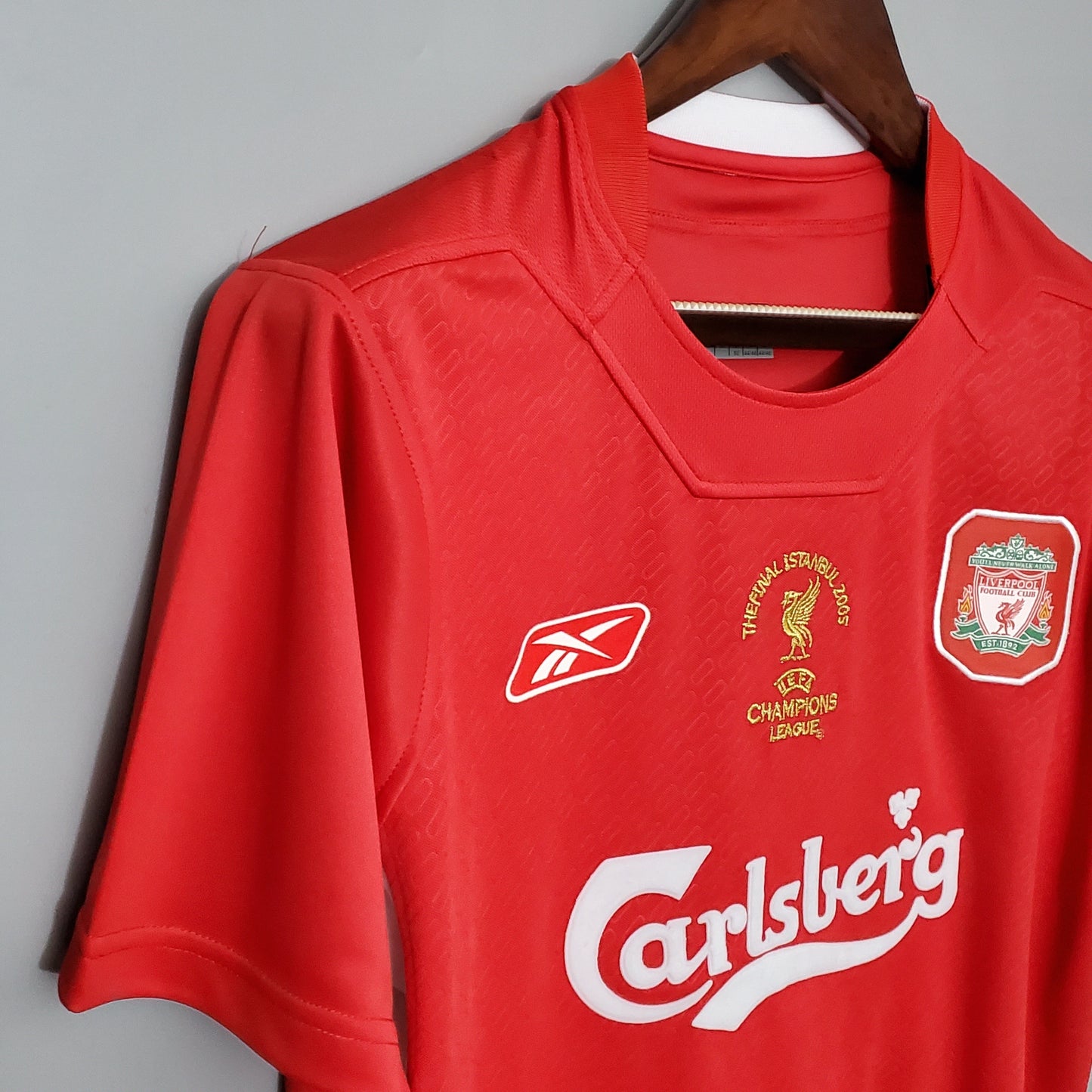 CAMISETA LIVERPOOL I 2005 LIGA DE CAMPEONES HOMBRE (RETRO)