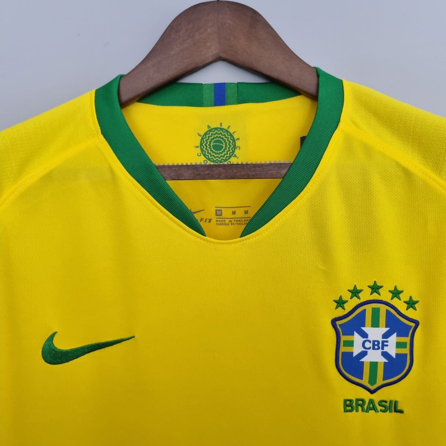 CAMISETA BRASIL I 2018 HOMBRE (RETRO)
