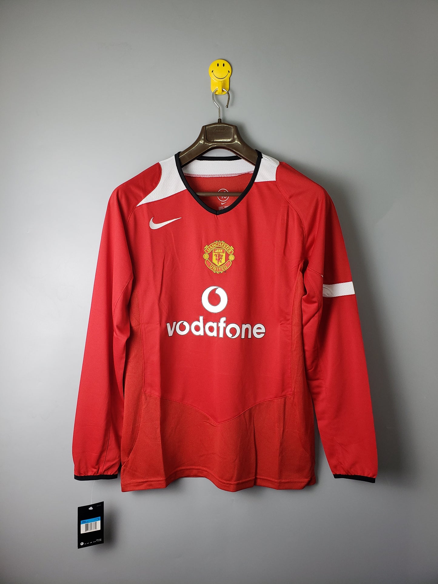 CAMISETA MANCHESTER UNITED I 2005 HOMBRE (RETRO) MANGA LARGA