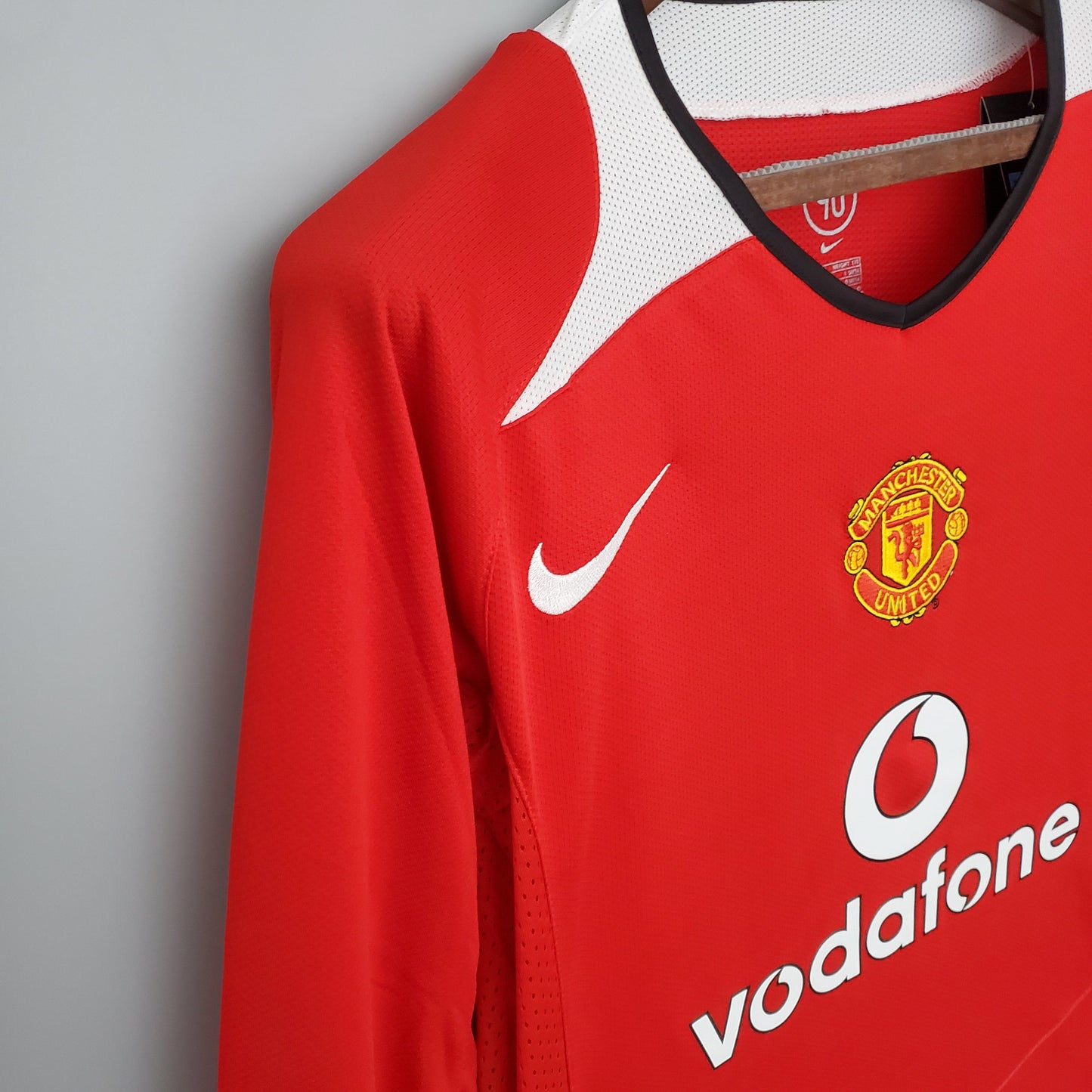 CAMISETA MANCHESTER UNITED I 04/05 HOMBRE (RETRO) MANGA LARGA