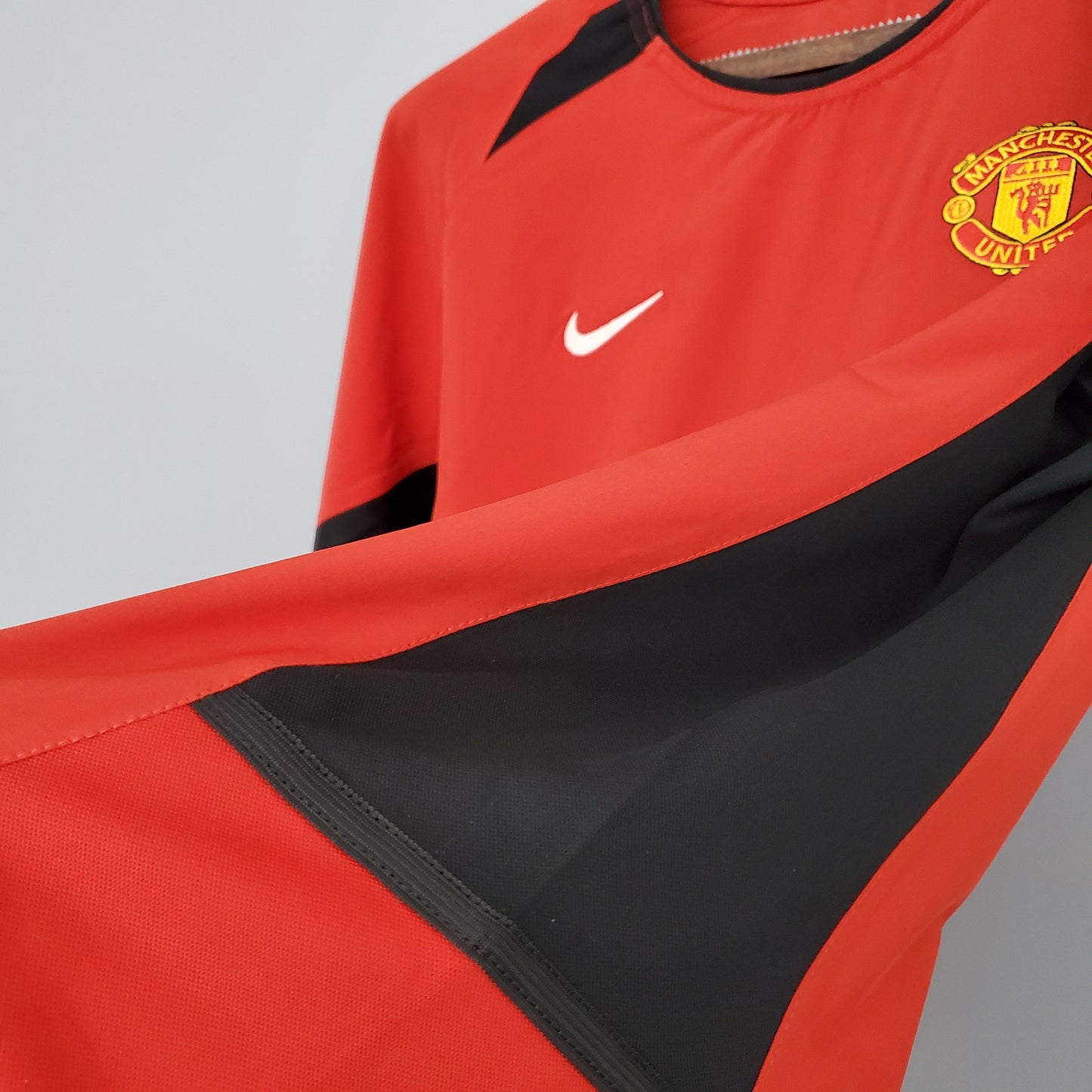 CAMISETA MANCHESTER UNITED I 02/03 HOMBRE (RETRO) MANGA LARGA