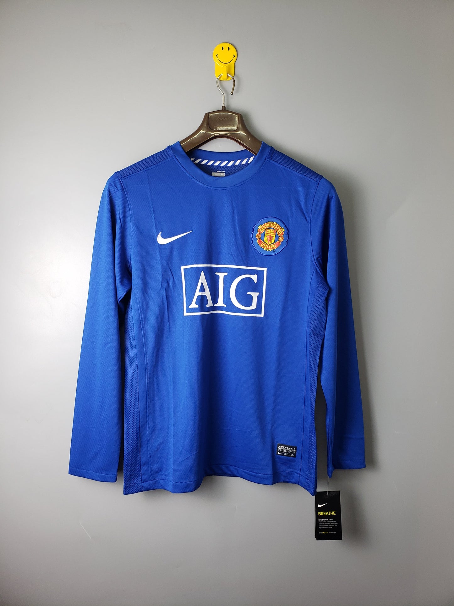 CAMISETA MANCHESTER UNITED I 07/08 HOMBRE (RETRO) MANGA LARGA
