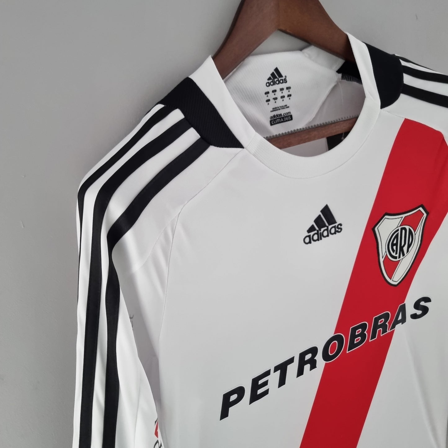 CAMISETA RIVER PLATE I 09/10 HOMBRE (RETRO) MANGA LARGA