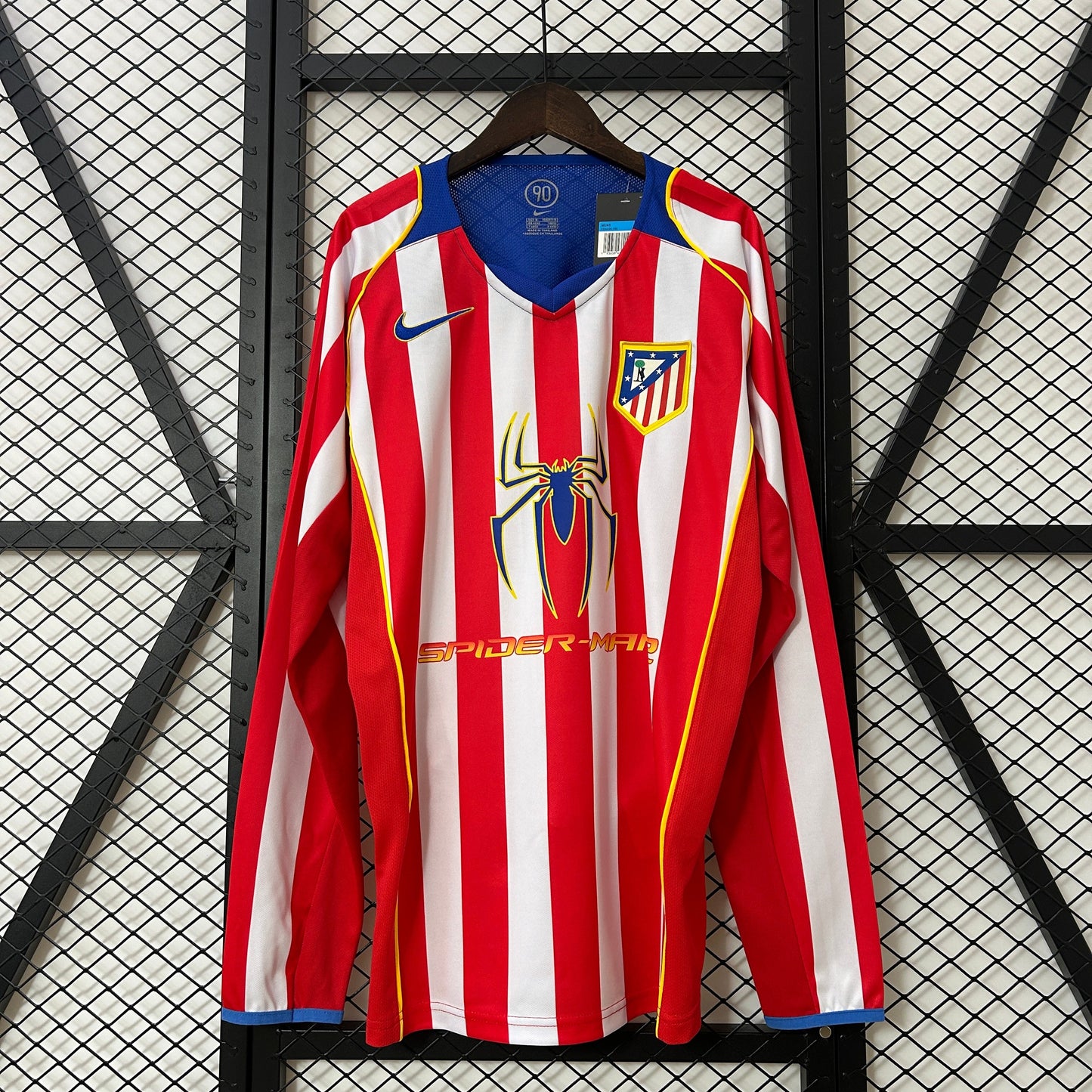 CAMISETA ATLÉTICO DE MADRID I 04/05 HOMBRE (RETRO) MANGA LARGA