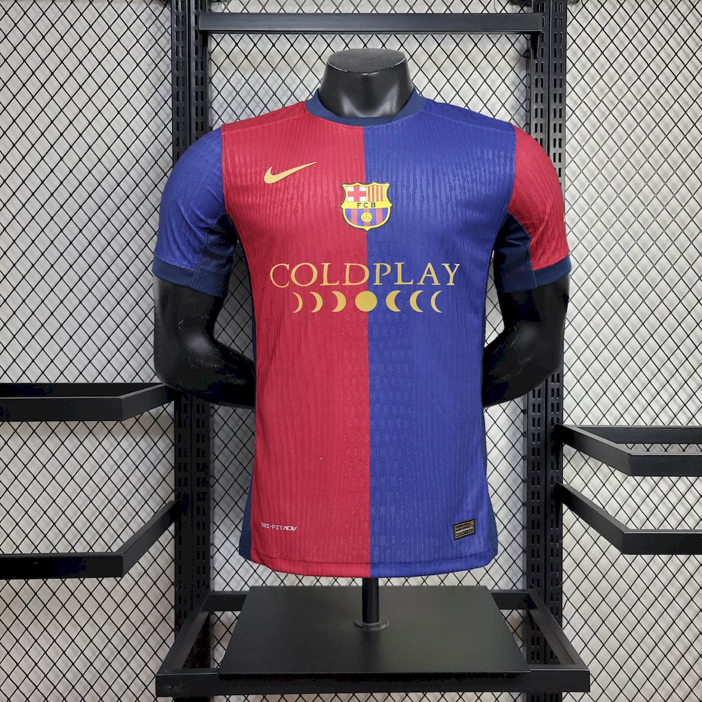CAMISETA BARCELONA EDICIÓN LIMITADA COLDPLAY I 2024 HOMBRE (VERSIÓN JUGADOR)
