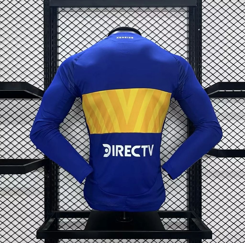 CAMISETA BOCA JUNIORS I 24/25 HOMBRE (VERSIÓN JUGADOR) MANGA LARGA