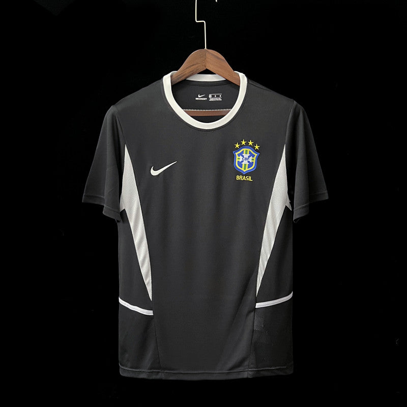 CAMISETA BRASIL PORTERO I 2002 HOMBRE (RETRO)