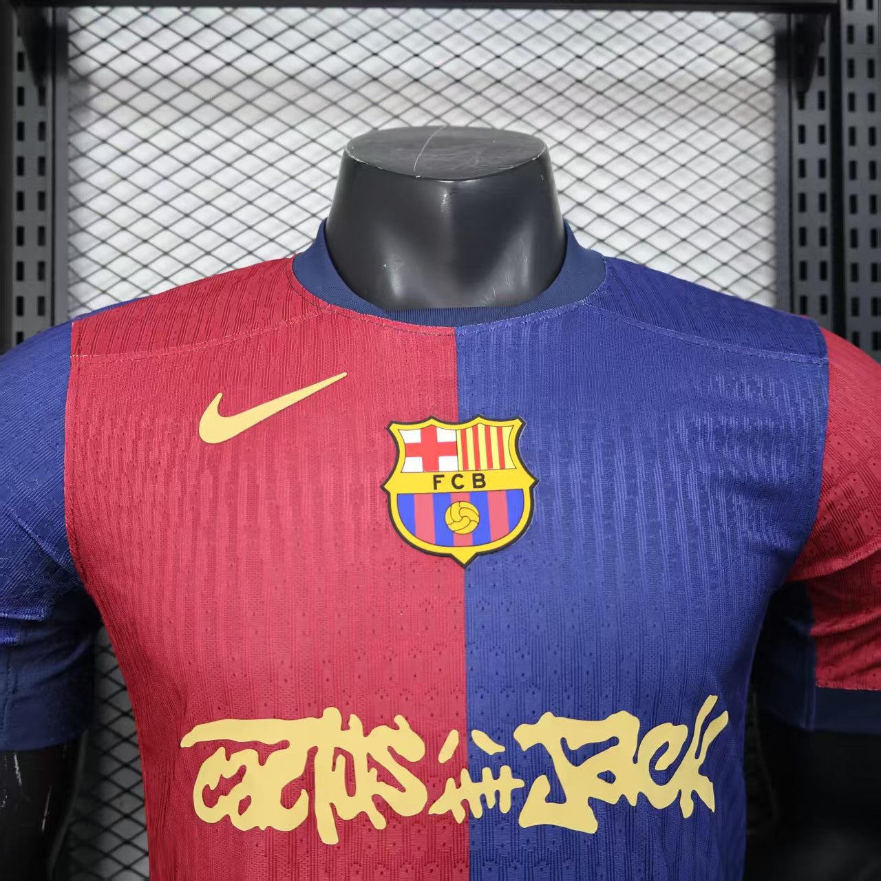 CAMISETA BARCELONA EDICIÓN LIMITADA TRAVIS SCOTT 2024/25 HOMBRE (VERSIÓN JUGADOR)