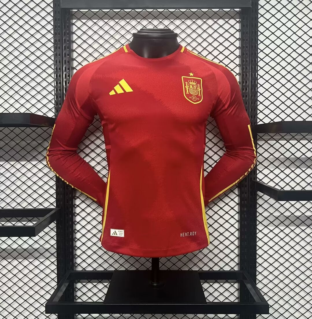 CAMISETA ESPAÑA EURO I 2024 HOMBRE (VERSIÓN JUGADOR) MANGA LARGA