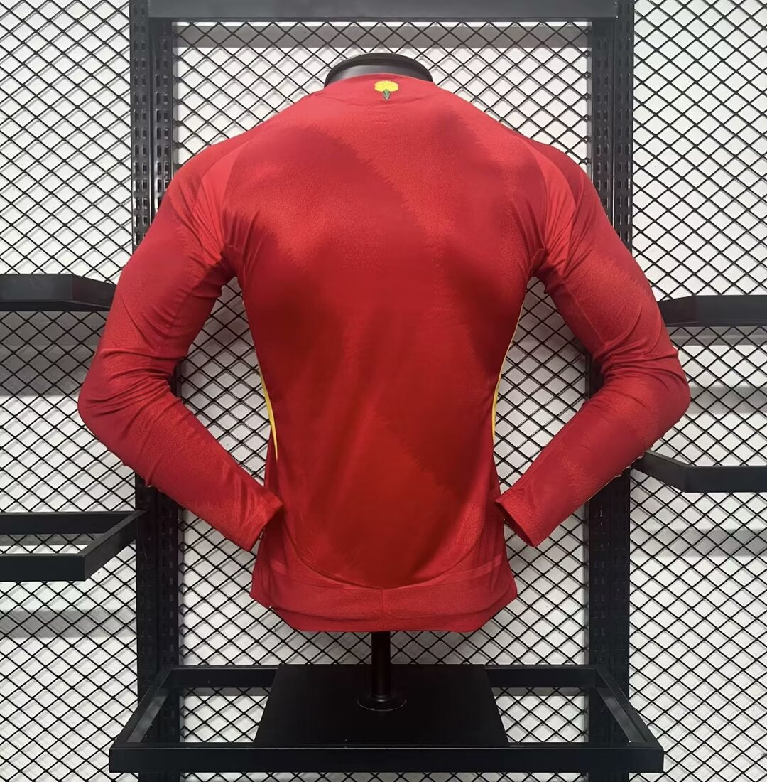 CAMISETA ESPAÑA EURO I 2024 HOMBRE (VERSIÓN JUGADOR) MANGA LARGA