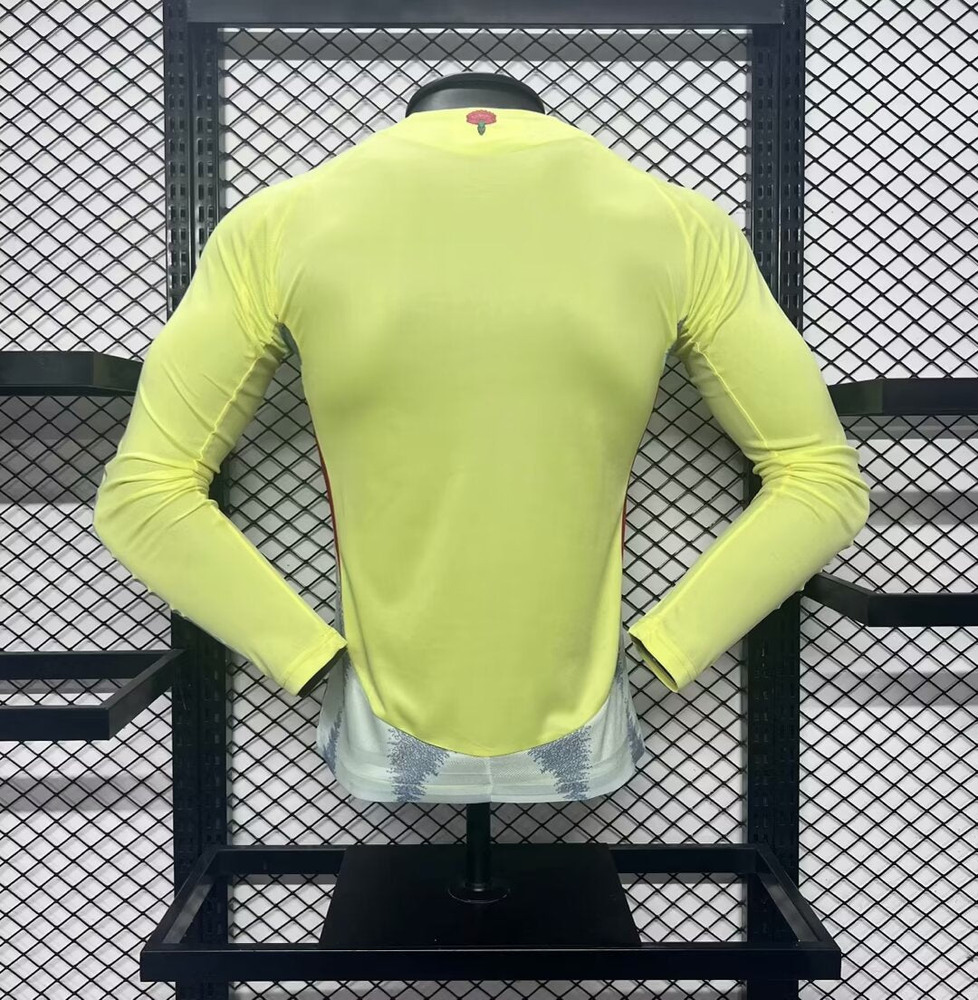CAMISETA ESPAÑA EURO II 2024 HOMBRE (VERSIÓN JUGADOR) MANGA LARGA