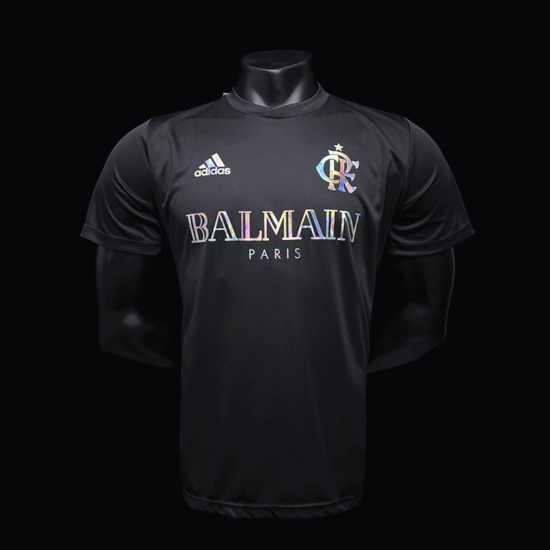 CAMISETA FLAMENGO EDICIÓN LIMITADA BALMAIN PARIS BLACK 24/25 HOMBRE (VERSIÓN JUGADOR)