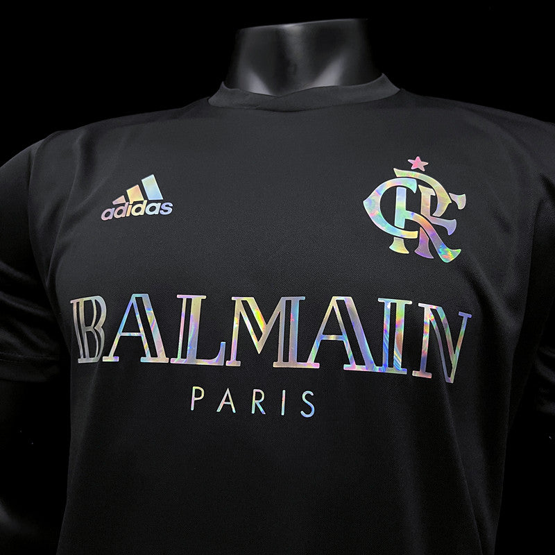 CAMISETA FLAMENGO EDICIÓN LIMITADA BALMAIN PARIS BLACK 24/25 HOMBRE (VERSIÓN JUGADOR)