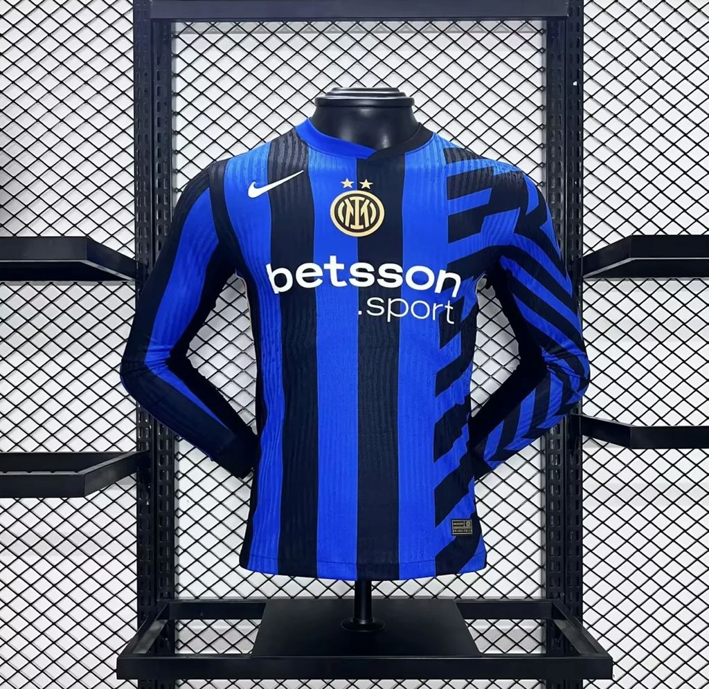 CAMISETA INTER DE MILAN I 24/25 HOMBRE (VERSIÓN JUGADOR) MANGA LARGA