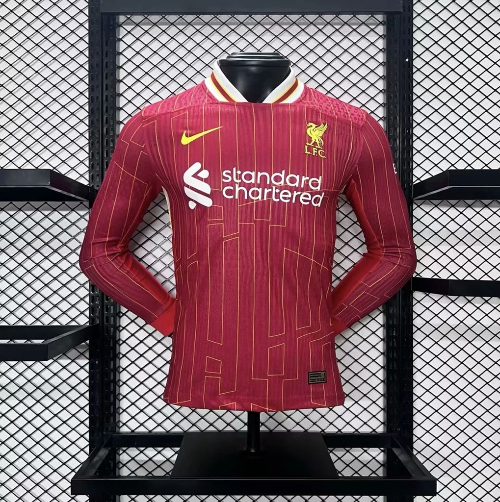 CAMISETA LIVERPOOL I 24/25 HOMBRE (VERSIÓN JUGADOR) MANGA LARGA