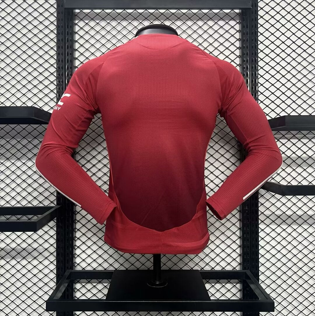 CAMISETA MANCHESTER UNITED I 24/25 HOMBRE (VERSIÓN JUGADOR) MANGA LARGA
