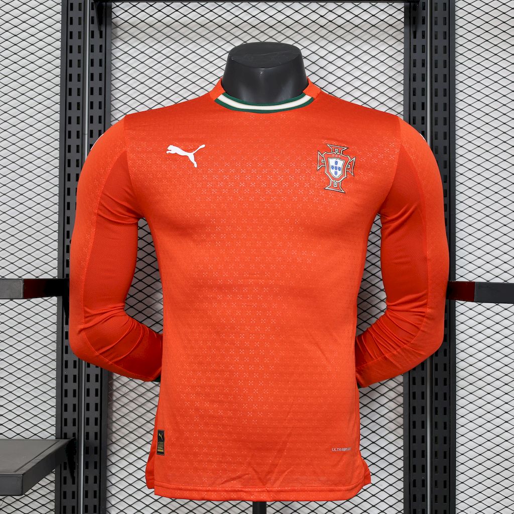 CAMISETA PORTUGAL I 2025 HOMBRE (VERSIÓN JUGADOR) MANGA LARGA