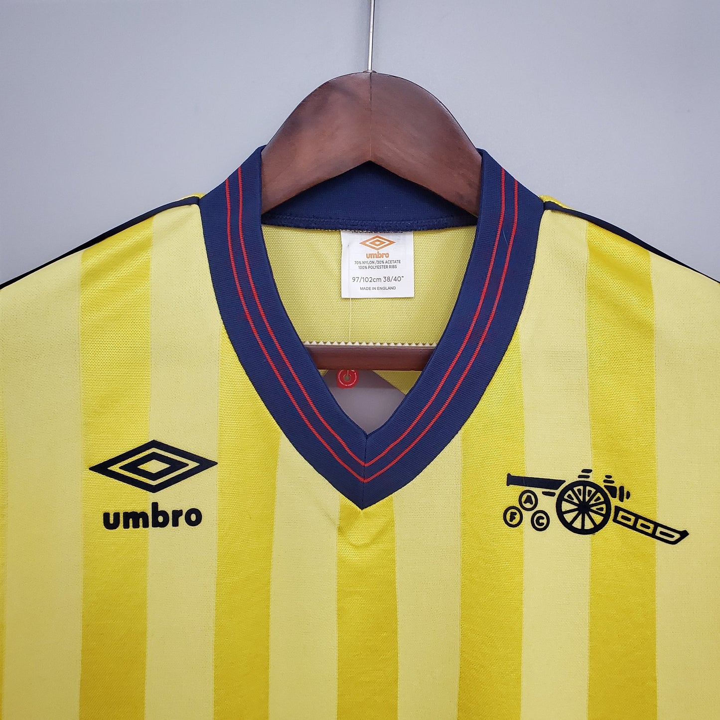 CAMISETA ARSENAL II 83/86 HOMBRE (RETRO)