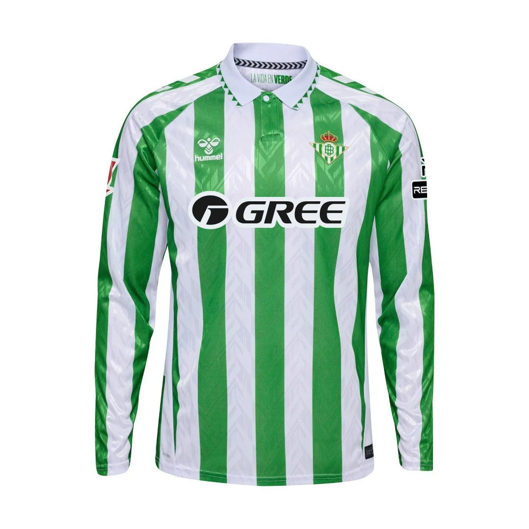 CAMISETA REAL BETIS I 24/25 HOMBRE (MANGA LARGA)