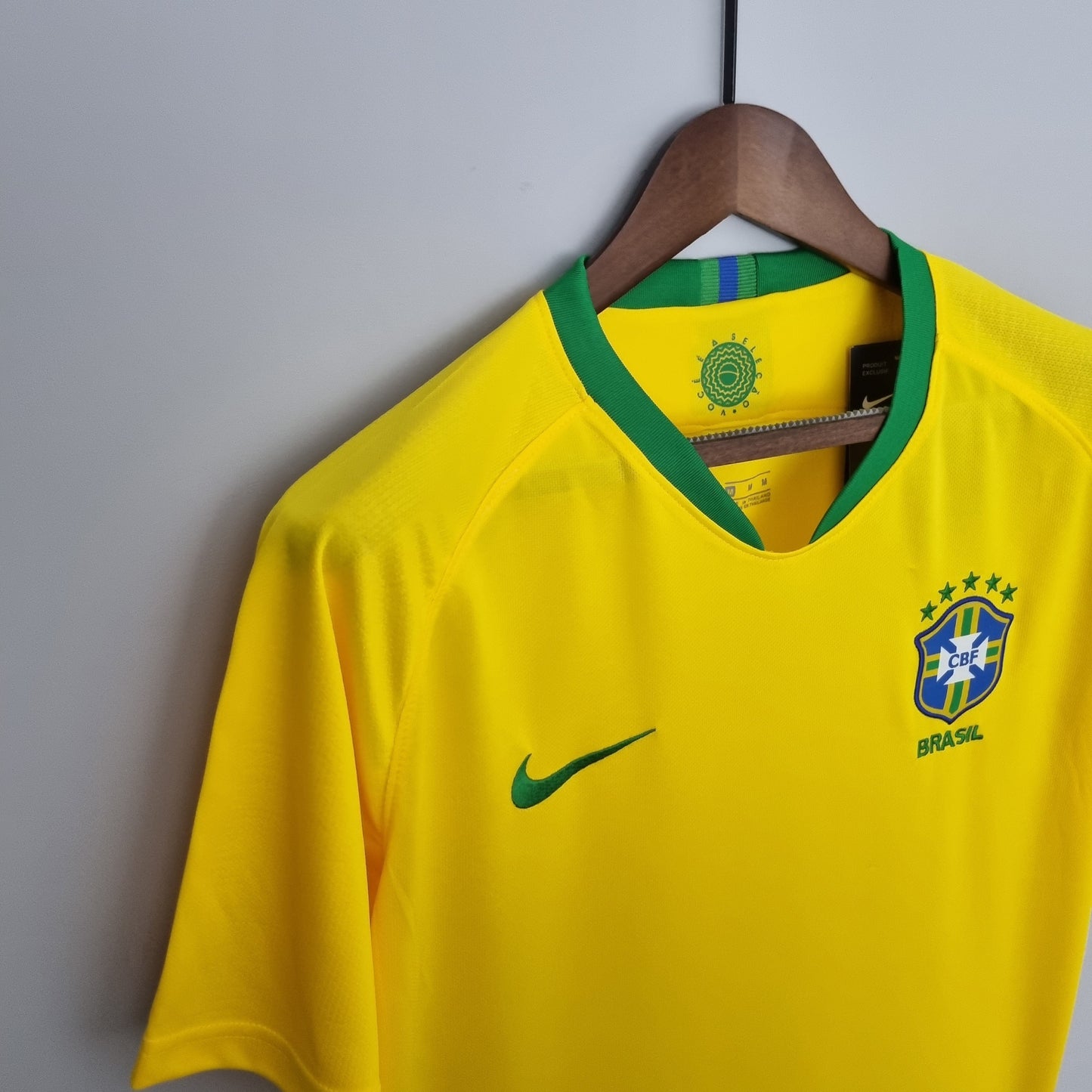 CAMISETA BRASIL I 2018 HOMBRE (RETRO)