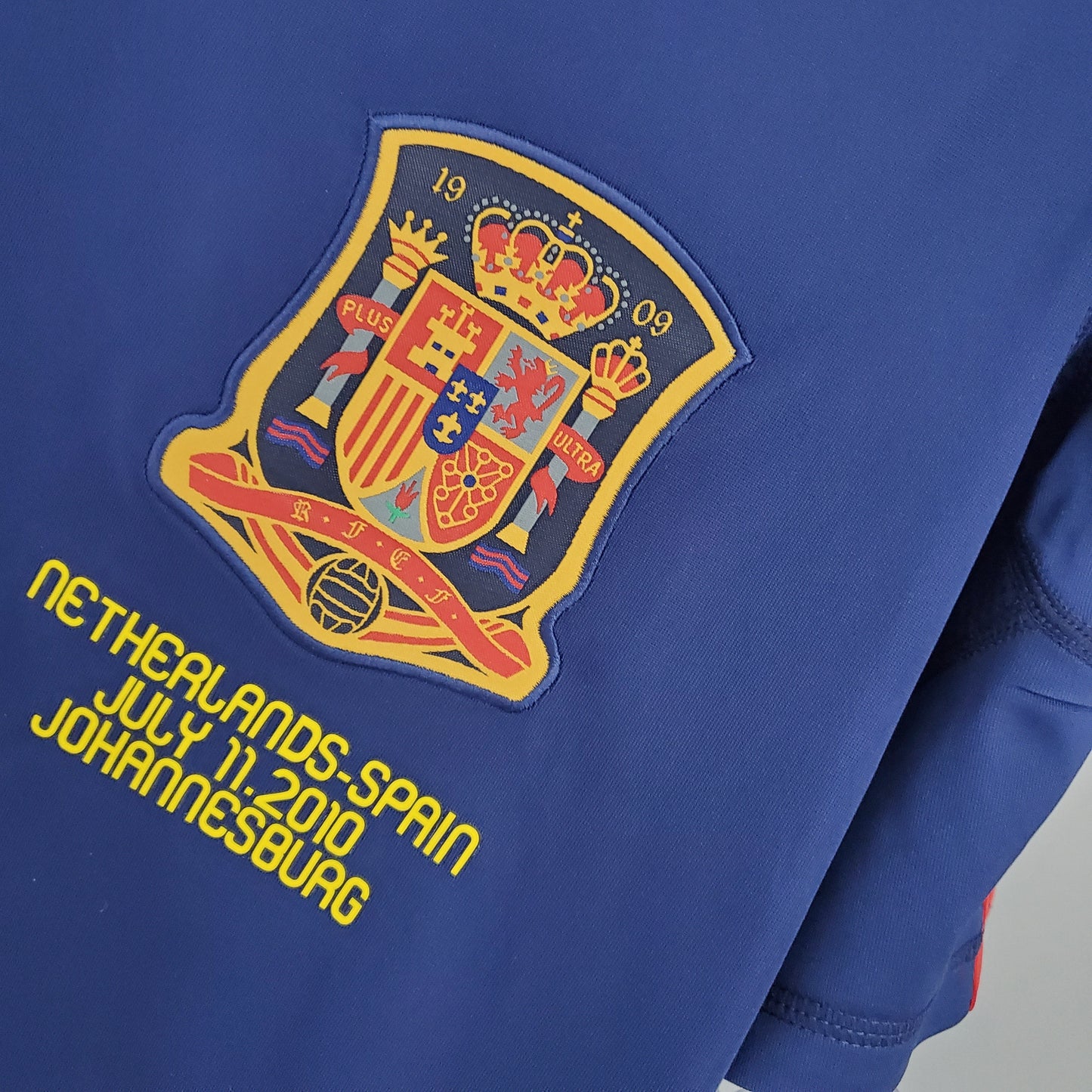 CAMISETA ESPAÑA MUNDIAL I 2010 HOMBRE (RETRO) MANGA LARGA