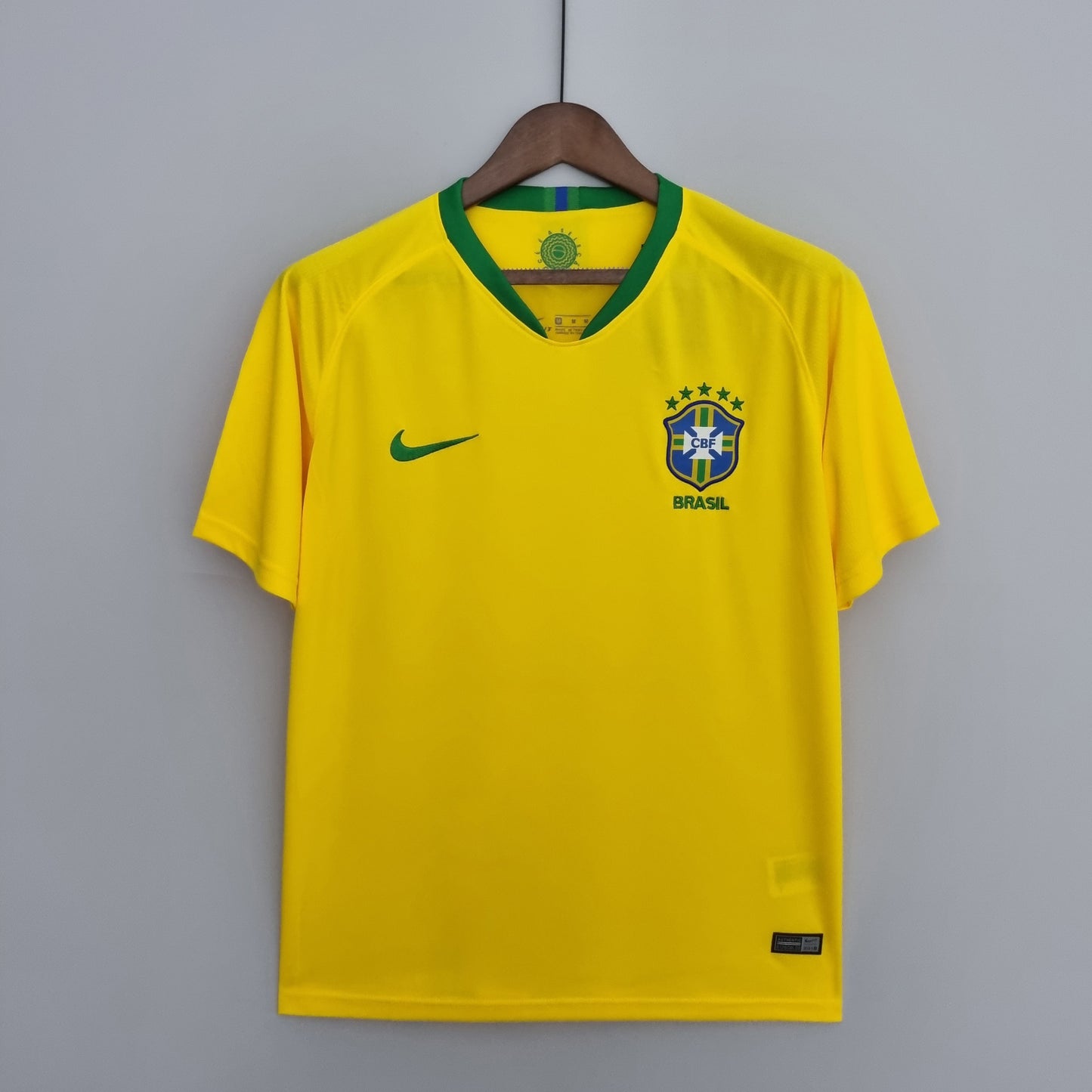 CAMISETA BRASIL I 2018 HOMBRE (RETRO)