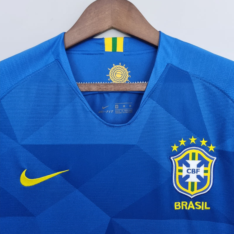 CAMISETA BRASIL II 2018 HOMBRE (RETRO)