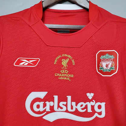 CAMISETA LIVERPOOL I 2005 LIGA DE CAMPEONES HOMBRE (RETRO)