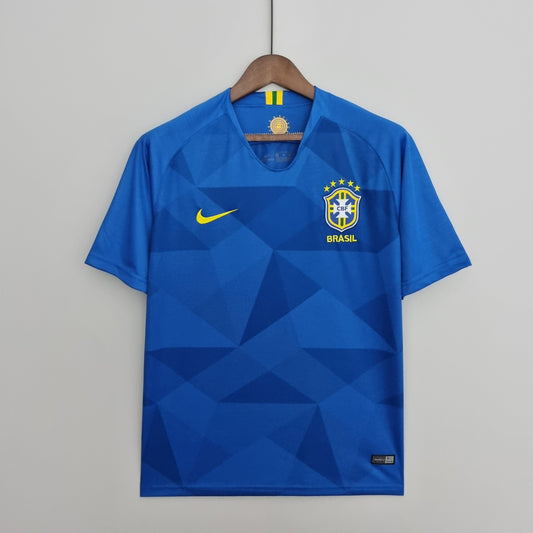 CAMISETA BRASIL II 2018 HOMBRE (RETRO)