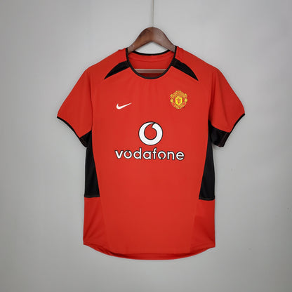 CAMISETA MANCHESTER UNITED I 02/04 HOMBRE (RETRO)
