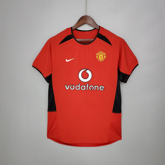 CAMISETA MANCHESTER UNITED I 02/04 HOMBRE (RETRO)