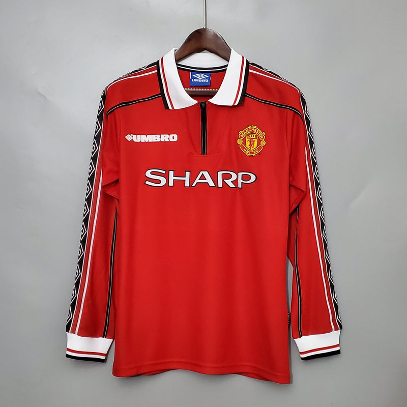 CAMISETA MANCHESTER UNITED I 98/99 HOMBRE (RETRO) MANGA LARGA