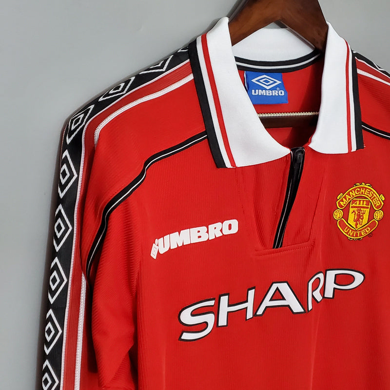 CAMISETA MANCHESTER UNITED I 98/99 HOMBRE (RETRO) MANGA LARGA