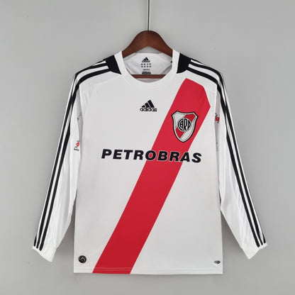 CAMISETA RIVER PLATE I 09/10 HOMBRE (RETRO) MANGA LARGA
