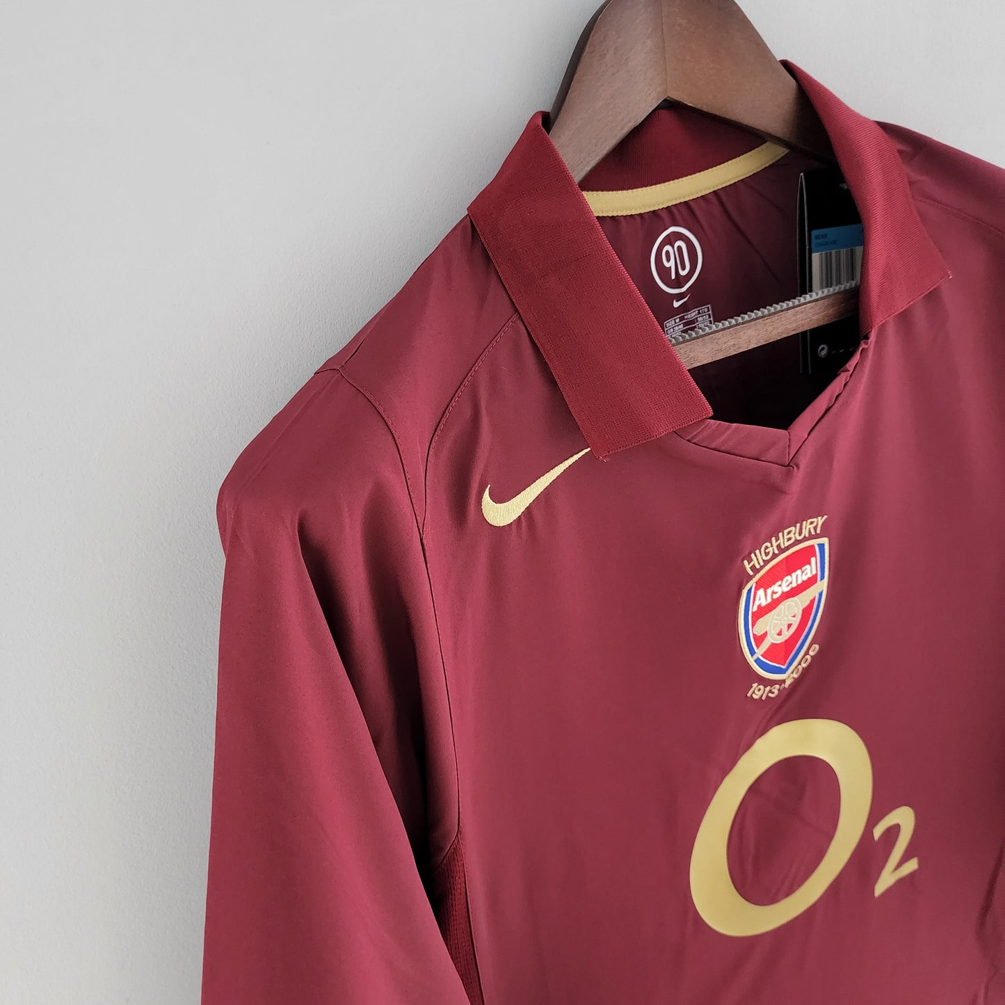 CAMISETA ARSENAL I 05/06 HOMBRE (RETRO) MANGA LARGA