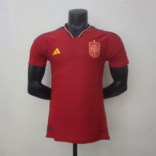 CAMISETA ESPAÑA MUNDIAL 2022 HOMBRE (VERSIÓN JUGADOR)