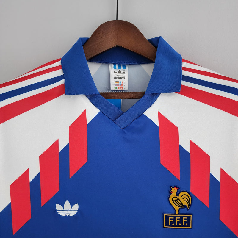 CAMISETA FRANCIA I 88/89 HOMBRE (RETRO) MANGA LARGA