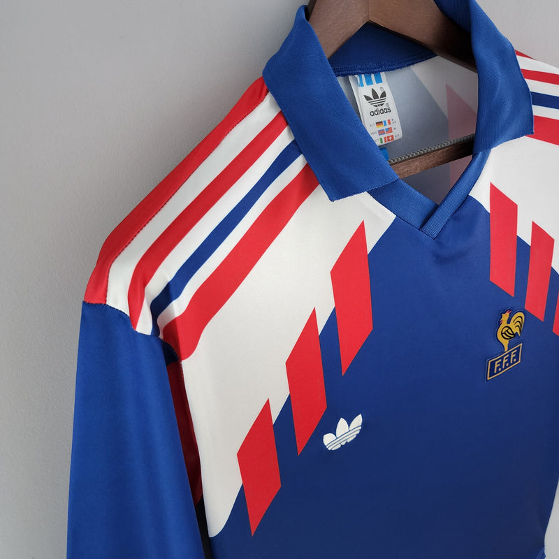 CAMISETA FRANCIA I 88/89 HOMBRE (RETRO) MANGA LARGA