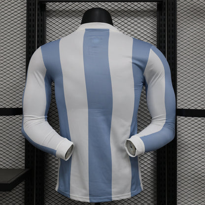 CAMISETA ARGENTINA 2025 ESPECIAL 50 AÑOS (VERSIÓN JUGADOR) MANGA LARGA