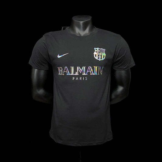 CAMISETA BARCELONA EDICIÓN LIMITADA BALMAIN PARIS BLACK 24/25 HOMBRE (VERSIÓN JUGADOR)