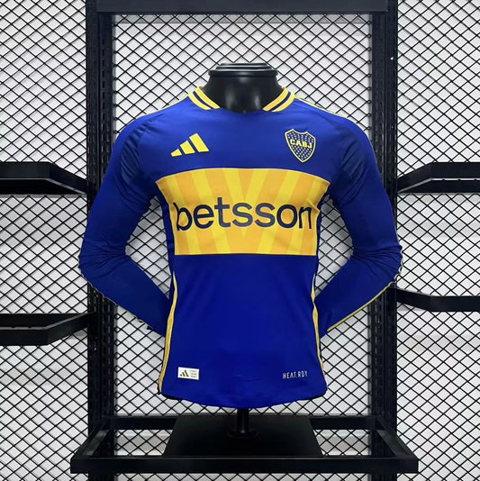 CAMISETA BOCA JUNIORS I 24/25 HOMBRE (VERSIÓN JUGADOR) MANGA LARGA