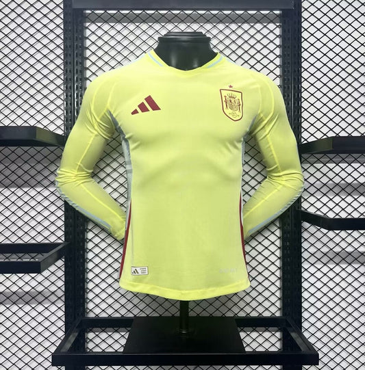 CAMISETA ESPAÑA EURO II 2024 HOMBRE (VERSIÓN JUGADOR) MANGA LARGA