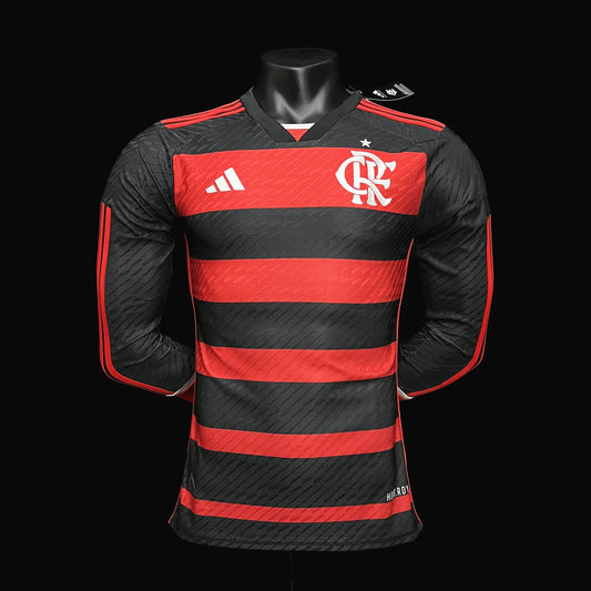 CAMISETA FLAMENGO I 24/25 HOMBRE (VERSIÓN JUGADOR) MANGA LARGA