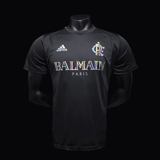 CAMISETA FLAMENGO EDICIÓN LIMITADA BALMAIN PARIS BLACK 24/25 HOMBRE (VERSIÓN JUGADOR)