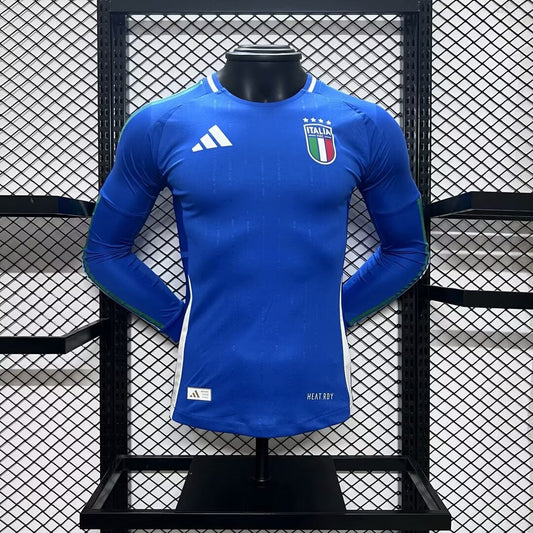 CAMISETA ITÁLIA EURO I 2024 HOMBRE (VERSIÓN JUGADOR) MANGA LARGA