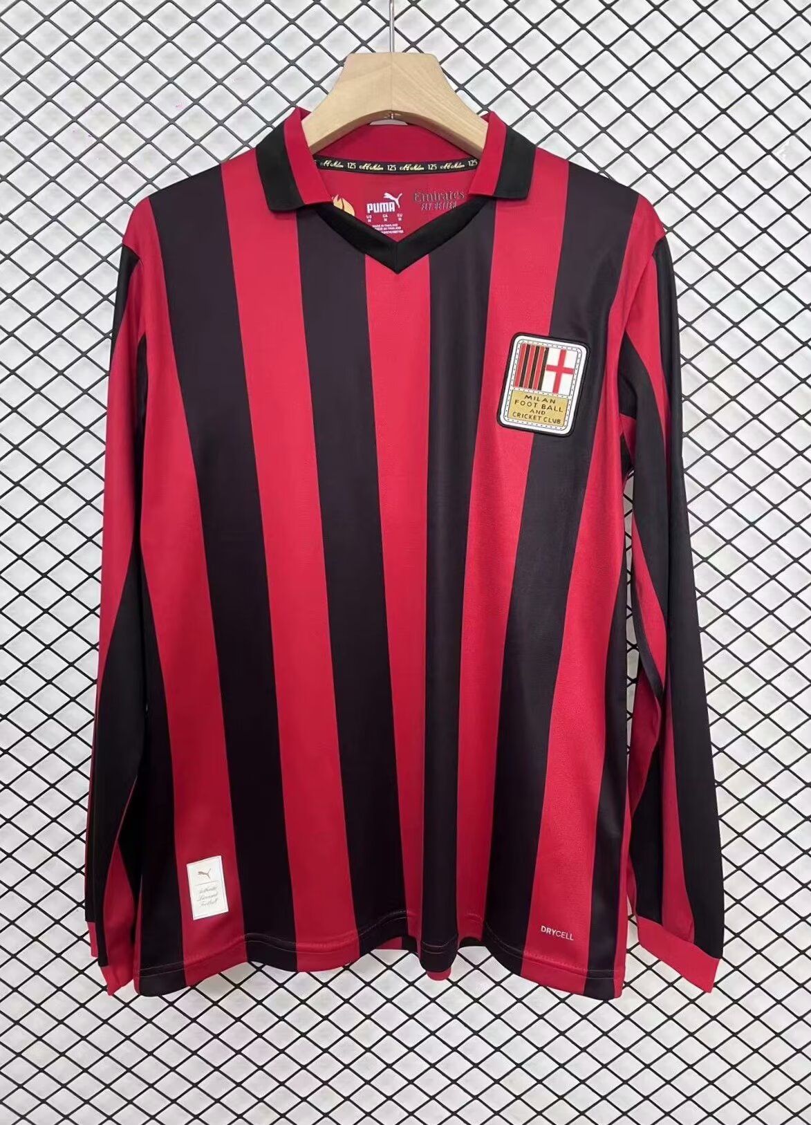CAMISETA MILAN EDICIÓN ANIVERSARIO 125° 24/25 HOMBRE (MANGA LARGA)